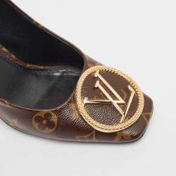 Pre Owned Louis Vuitton Monogram Canvas Madeleine Pumps Size 38.5