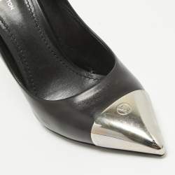 Louis Vuitton Black Leather Urban Twist Pumps Size 38