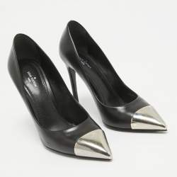 Louis Vuitton Black Leather Urban Twist Pumps Size 38