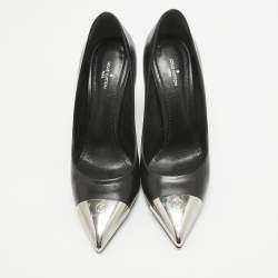 Louis Vuitton Black Leather Urban Twist Pumps Size 38