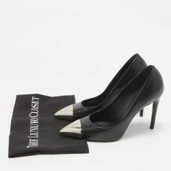 Louis Vuitton Black Leather Urban Twist Pumps Size 38