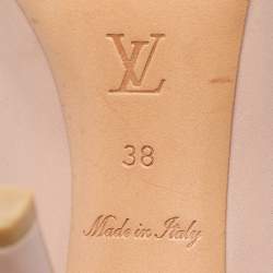 Louis Vuitton Beige Leather Oh Really! Pumps Size 38