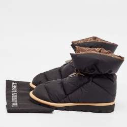 Louis Vuitton Black Nylon Snow Boots Size 39