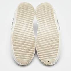Louis Vuitton Two Tone Monogram Canvas Time Out Sneakers Size 37
