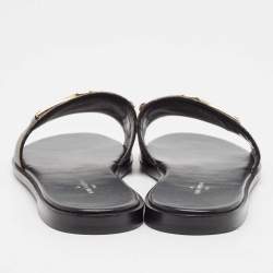 مملوكة مسبقًا Louis Vuitton Monogram Canvas Lock It Flat Slides Size 36