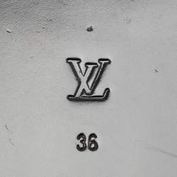 مملوكة مسبقًا Louis Vuitton Monogram Canvas Lock It Flat Slides Size 36