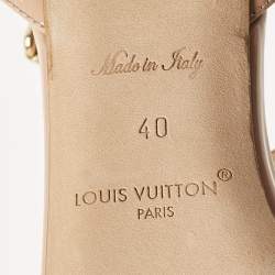 Louis Vuitton Pink Patent Leather Shake Sandals Size 40