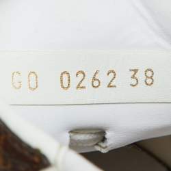 Louis Vuitton Tri Color Mesh and Monogram Canvas Low Top Sneakers Size 38