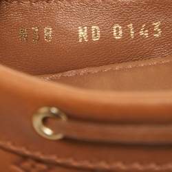 مملوكة مسبقًا Louis Vuitton Brown Leather Gloria Loafers Size 38