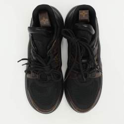 Louis Vuitton Brown/Black Monogram Canvas and Mesh Archlight Low Top Sneakers Size 38