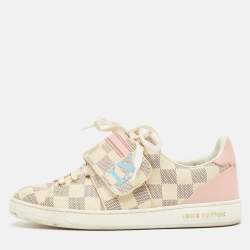 Louis Vuitton Damier Azur Summer Trunks Frontrow Sneaker Size 37