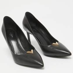 Louis Vuitton Black Leather Heartbreaker Pumps Size 41