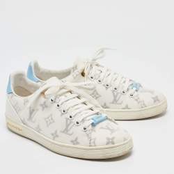 Louis Vuitton White Monogram Technical Mesh Frontrow Sneakers Size 37.5