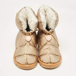 Louis Vuitton Beige Nylon Pillow Confort Boots Size 39