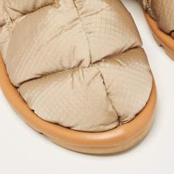 Louis Vuitton Beige Nylon Pillow Confort Boots Size 39