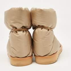 Louis Vuitton Beige Nylon Pillow Confort Boots Size 39