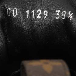 Louis Vuitton Brown/Black Canvas and Leather Archlight Sneakers Size 38.5