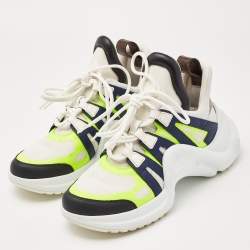 Louis Vuitton Multicolor Nylon and Leather Archlight Sneakers Size 39