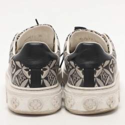 Louis Vuitton Blue Jacquard Since 1854 Timeout Sneakers Size 36
