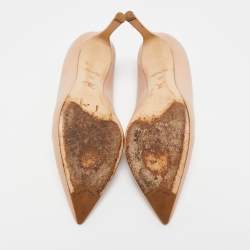 Louis Vuitton Beige Leather Heart Breaker Pumps Size 40