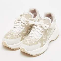 Louis Vuitton Multicolor Monogram Canvas and Leather Chunku Low Top Sneakers Size 38.5