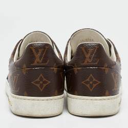 مملوكة مسبقًا Louis Vuitton Monogram Canvas LV Black Heart Sneakers Size 38