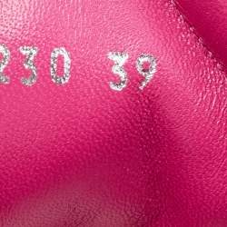 Louis Vuitton Pink Leather and Mesh Archlight Lace Up Sneakers Size 39