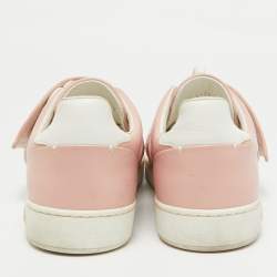 Louis Vuitton Pink Leather Frontrow Low Top Sneakers Size 39.5