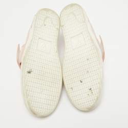 Louis Vuitton Pink Leather Frontrow Low Top Sneakers Size 39.5