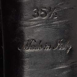 مملوكة مسبقًا Louis Vuitton Black/Green Graffiti Patent Leather Stephen Sprouse Pumps Size 35.5