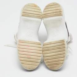 Louis Vuitton White Coated Canvas and Mesh Archlight Low Top Sneakers Size 36