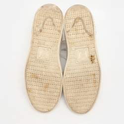 Louis Vuitton White Monogram Technical Mesh Frontrow Sneakers Size 38