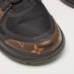 Louis Vuitton Black Monogram Canvas and Mesh Archlight Sneakers Size 36