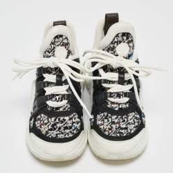 Louis Vuitton Multicolor Tweed and Leather Archlight Sneakers Size 35..5
