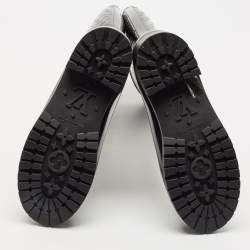 مملوكة مسبقًا Louis Vuitton Black Monogram Rubber Rain Boots Size 38