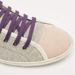 Louis Vuitton Multicolor Suede and Fabric Brea High Top Sneakers Size 39