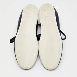 Louis Vuitton Navy Blue Suede and Nylon Low-Top Sneakers Size 39