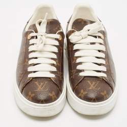 Louis Vuitton Monogram Canvas Time Out Sneakers Size 39