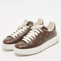 Louis Vuitton Monogram Canvas Time Out Sneakers Size 39