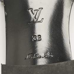 مملوكة مسبقًا Louis Vuitton Multicolor LV Pop Monogram Canvas Lock It Mule Sandals Size 38