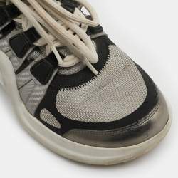 Louis Vuitton Multicolor Leather and Mesh Archlight High Top Sneakers Size 35
