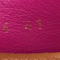 Louis Vuitton Pink/Tan Suede and Leather Charm Slip On Loafers Size 41