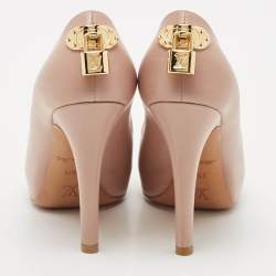 Louis Vuitton Beige Leather Oh Really! Pumps Size 35.5