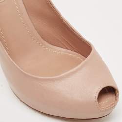 Louis Vuitton Beige Leather Oh Really! Pumps Size 35.5