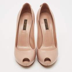 Louis Vuitton Beige Leather Oh Really! Pumps Size 35.5