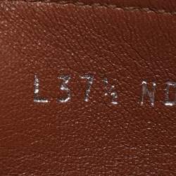 Louis Vuitton Brown Leather Oxford Slip On Loafers Size 37