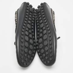 Louis Vuitton Brown Monogram Coated Canvas And Leather Gloria Loafers Size 36