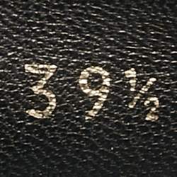Louis Vuitton Black Suede Oxford Ballet Flats Size 39.5