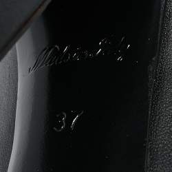 Louis Vuitton Black Leather Donna Knee Length Boots Size 37