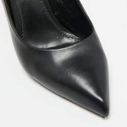 مملوكة مسبقًا Louis Vuitton Black Monogram Canvas and Leather Matchmake Slingback Pumps Size 41